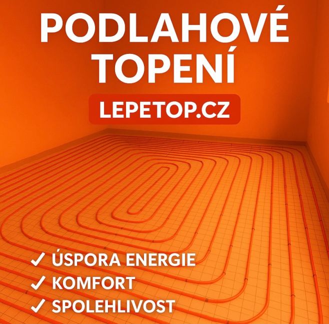 🧡 Ticho. Čisto. Teplo. Přesně tak vypadá nový domov s podlahovým topením od Lepetop.cz. Žádné radiátory, žádné kompromisy...