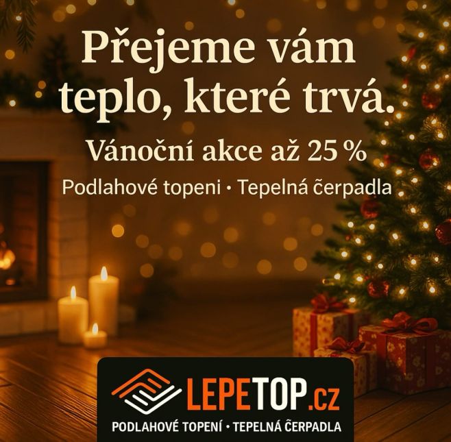 🎄 Přejeme vám teplo, které trvá… i po Vánocích. Chcete doma teplo, na které je spolehnutí? Podlahové topení a tepelná...